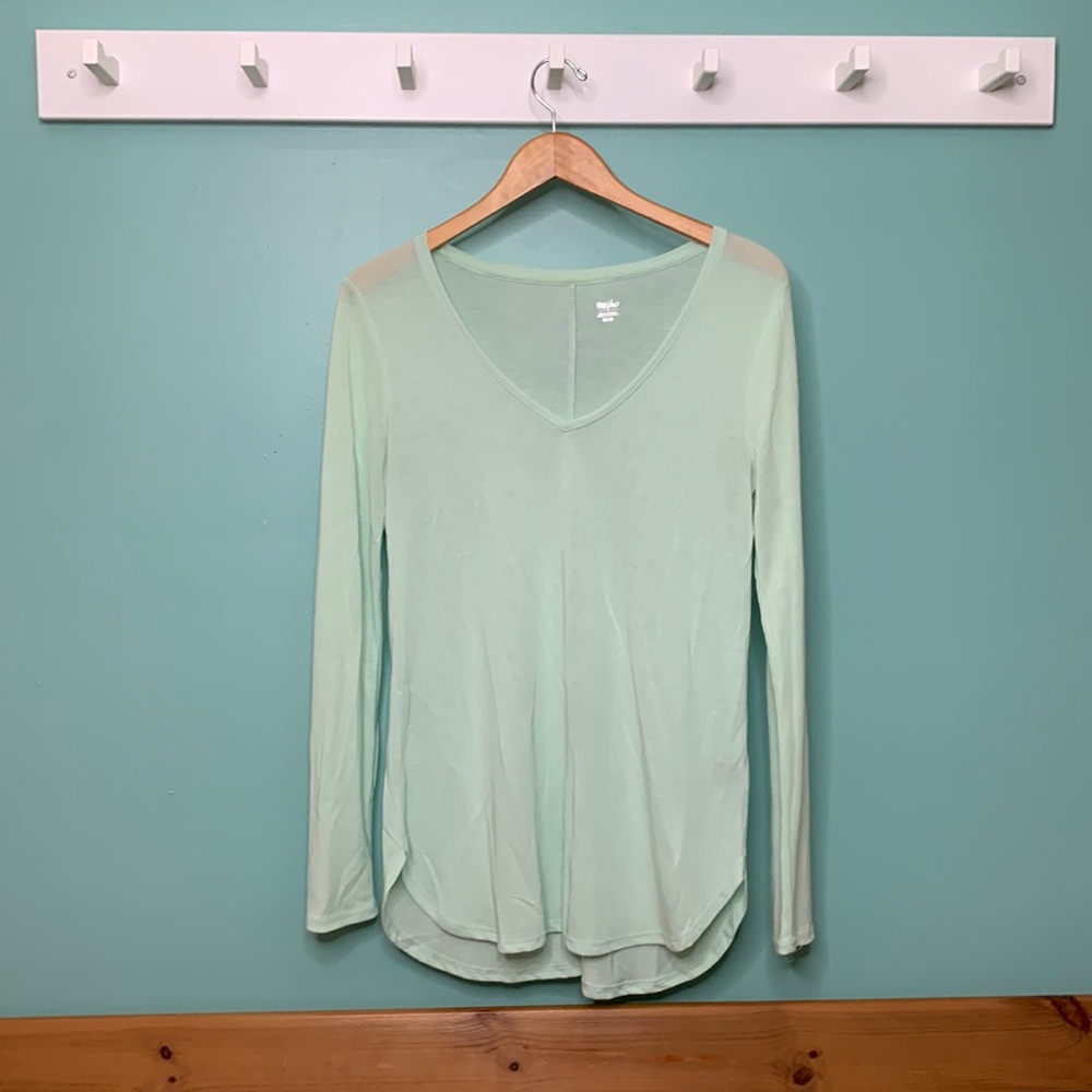 Mint Green Long Sleeve Tunic